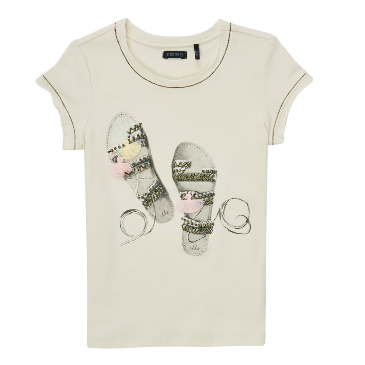 Girls' T-Shirts Ikks White