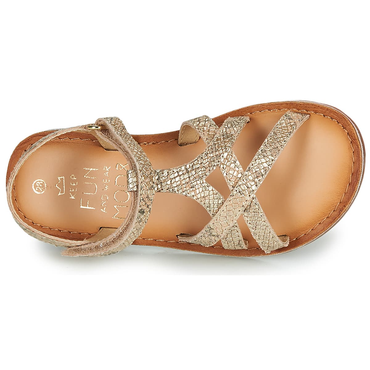 Girls' Sandals Mod'8 Gold