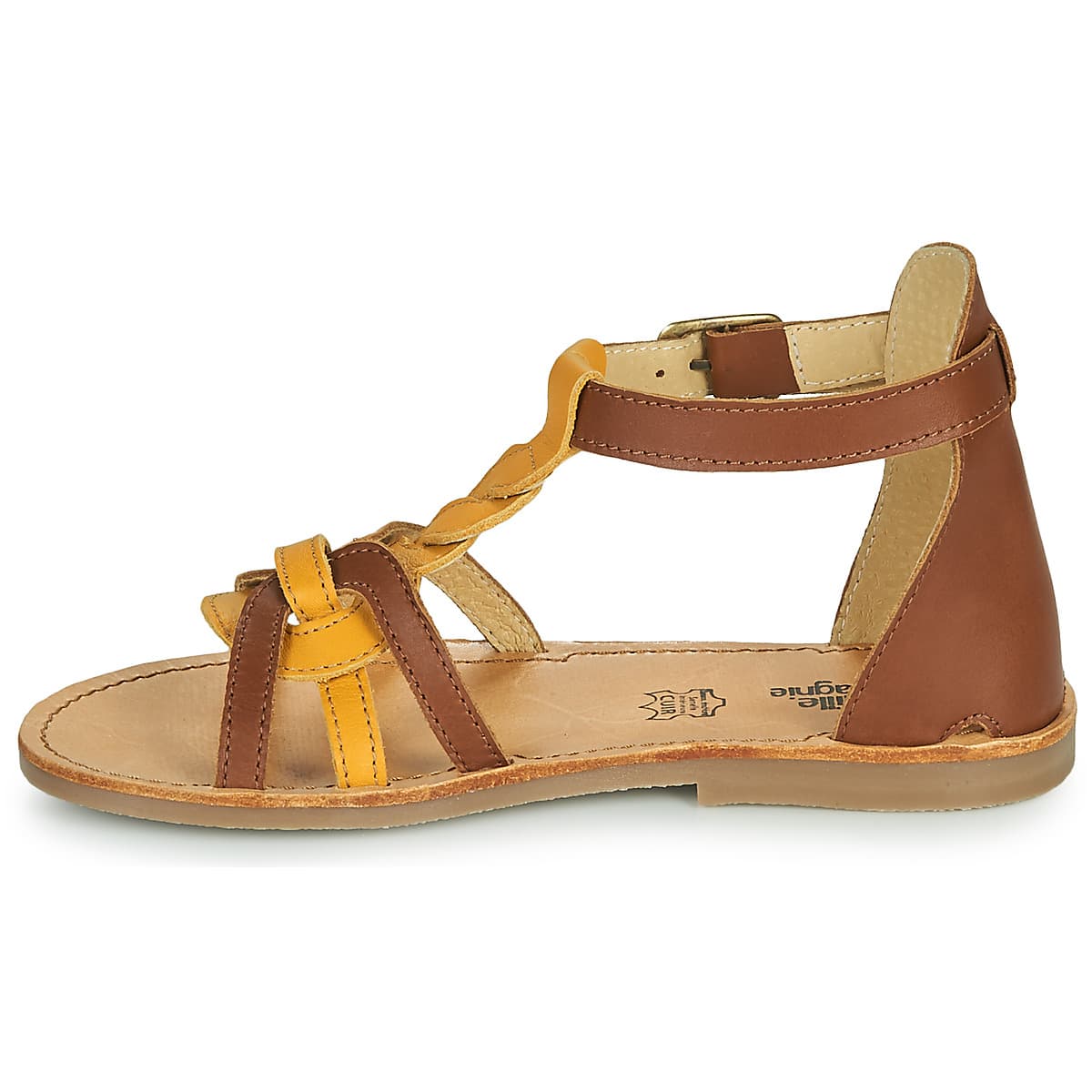 Girls' Sandals Citrouille et Compagnie Yellow