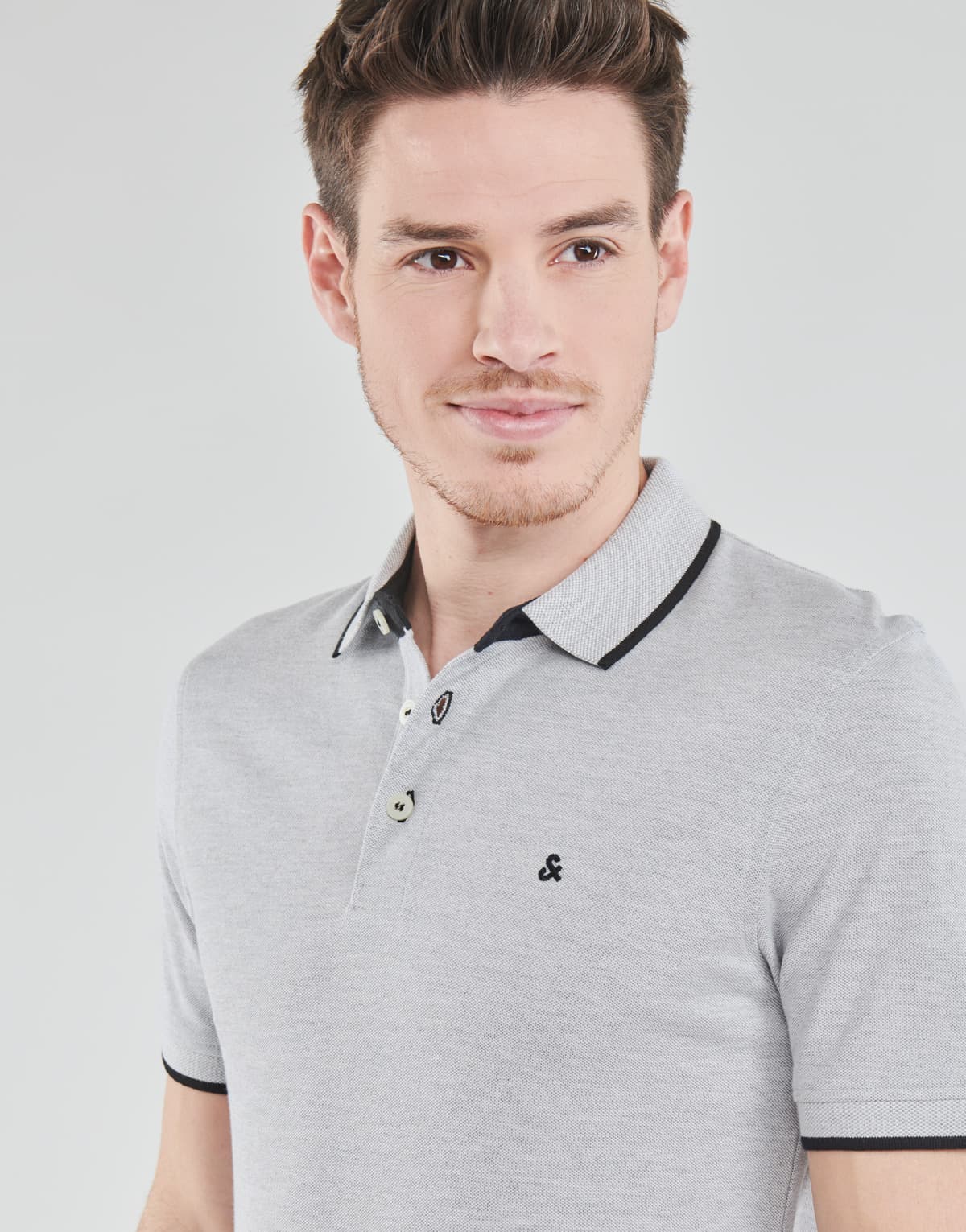 Men's Polo Shirts Jack & Jones Gray