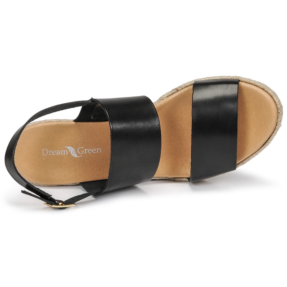 Women's Platforms Dream in Green Black