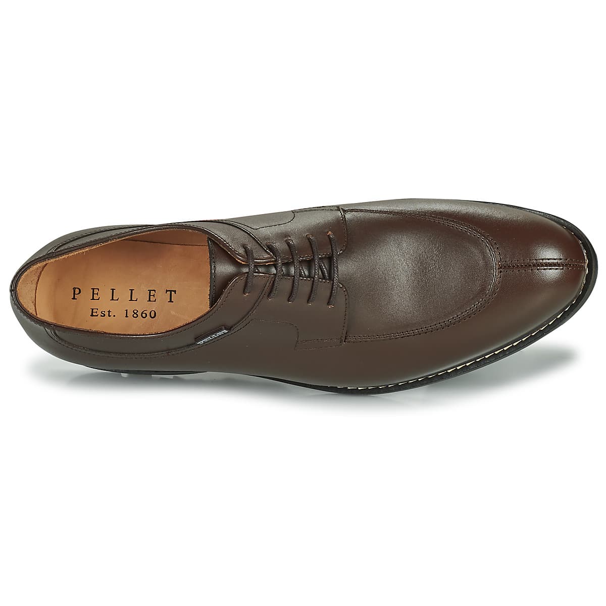 Men's Derby Shoes Pellet Brown
