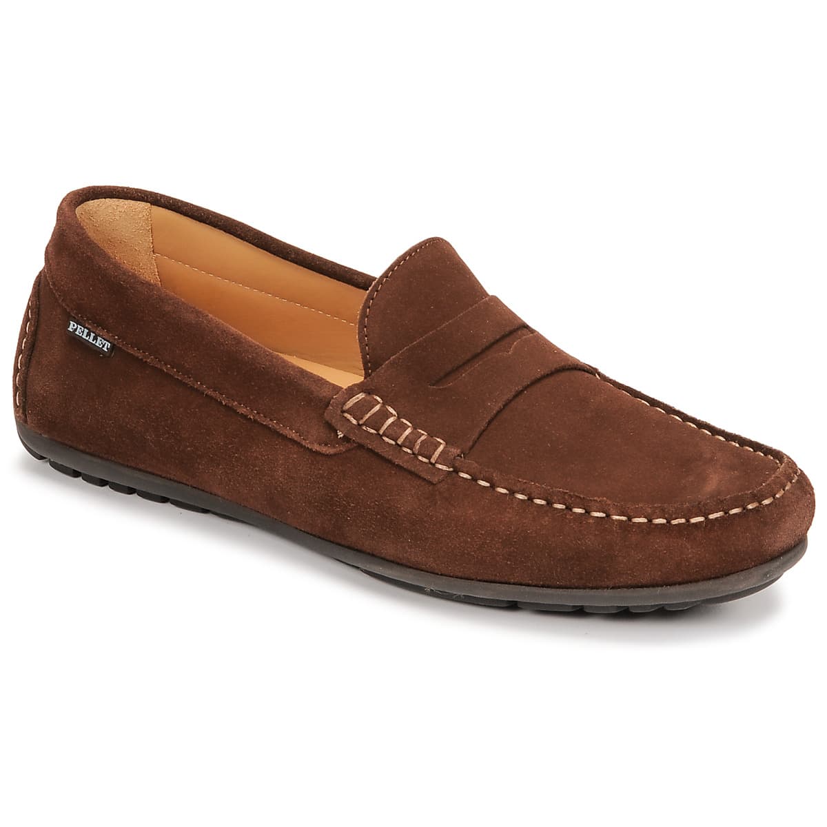 Men's Loafers Pellet Brown
