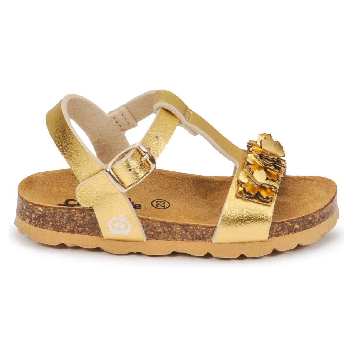 Girls' Sandals Citrouille et Compagnie Gold