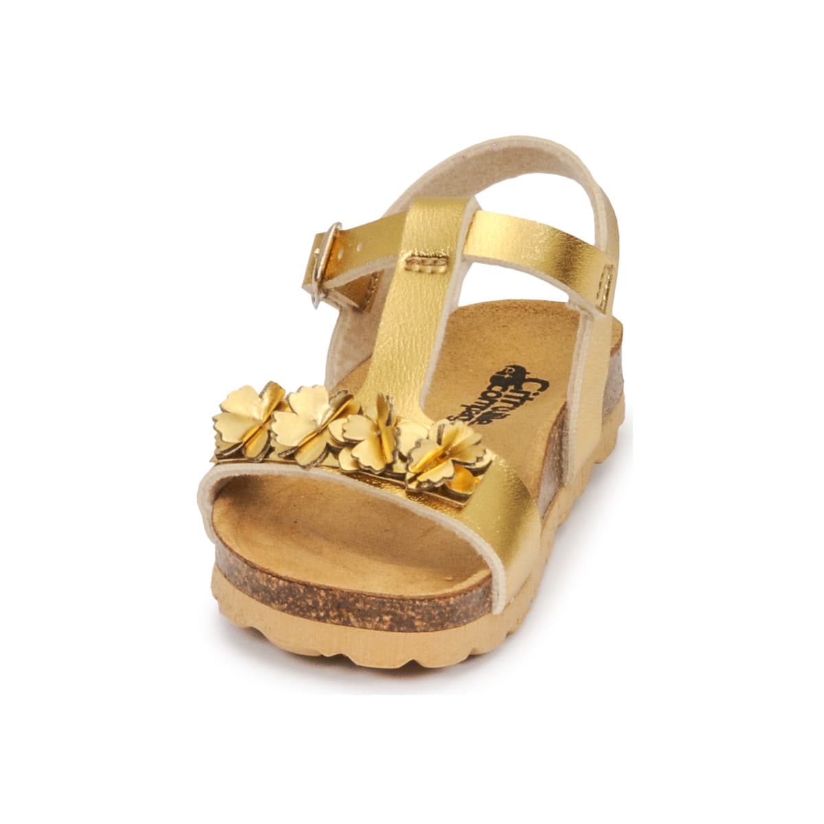 Girls' Sandals Citrouille et Compagnie Gold