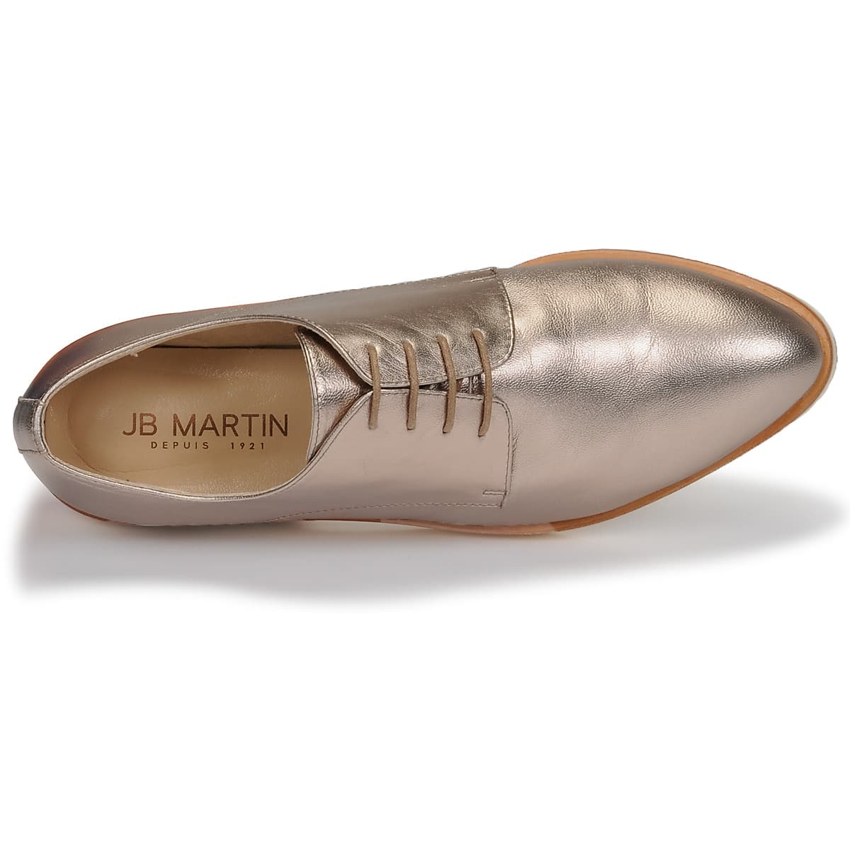 Women's Derby Shoes JB Martin Silver
