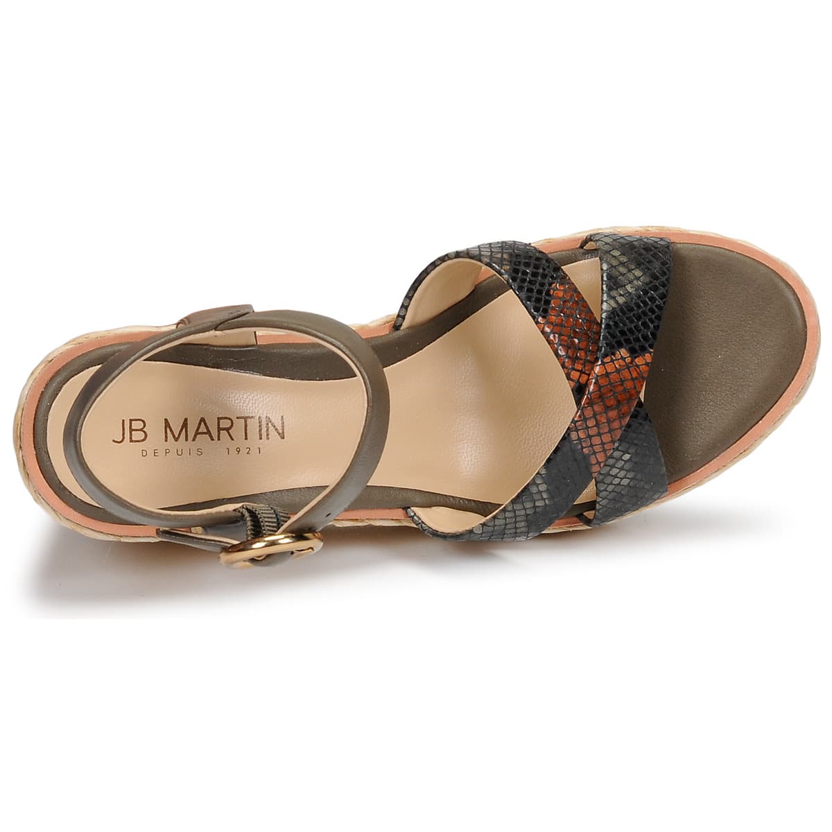 Women's Platforms JB Martin Khaki