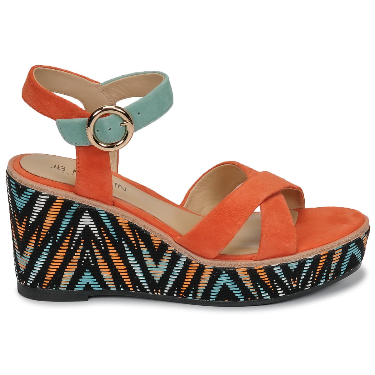 Women's Platforms JB Martin Orange