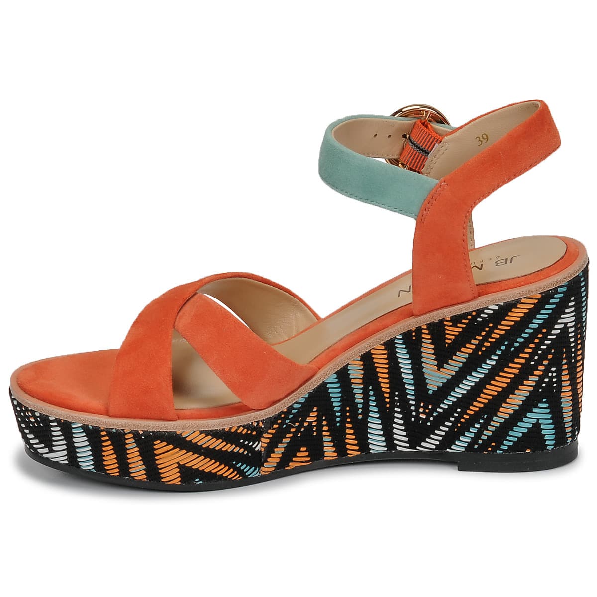 Women's Platforms JB Martin Orange
