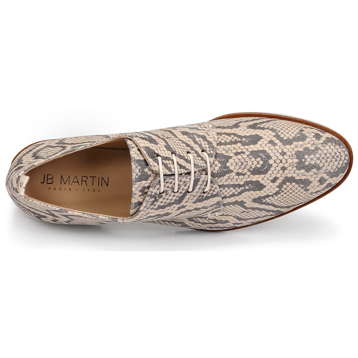 Women's Derby Shoes JB Martin White
