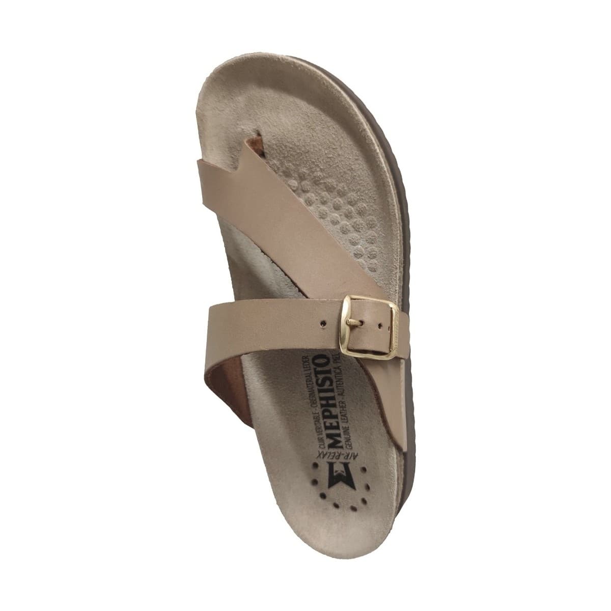 Women's Flip Flops Mephisto Beige