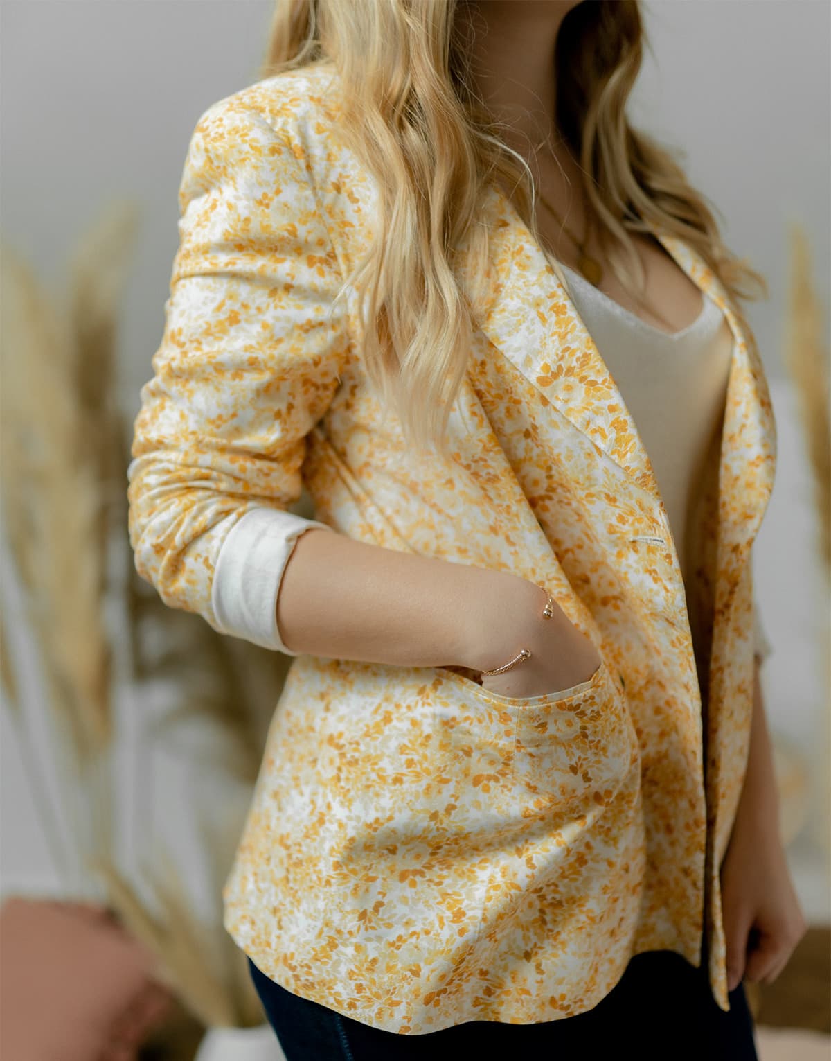 Women's Blazers Céleste Yellow