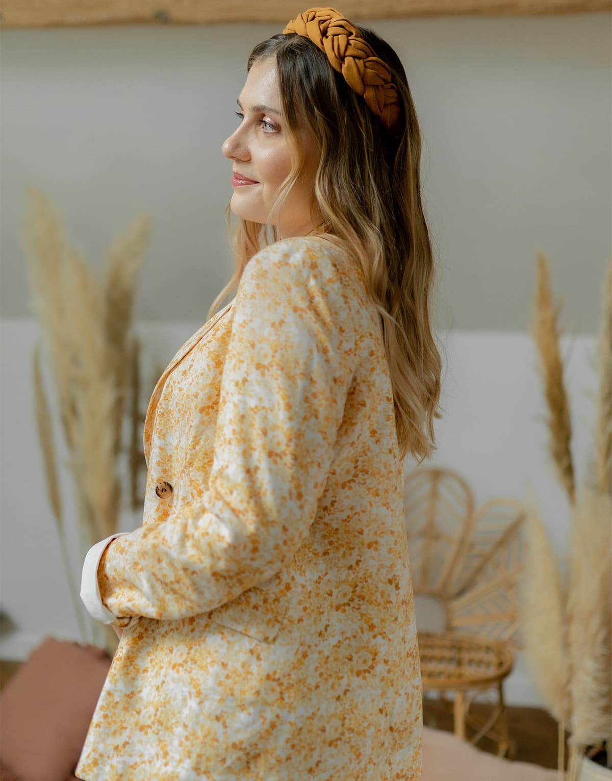 Women's Blazers Céleste Yellow