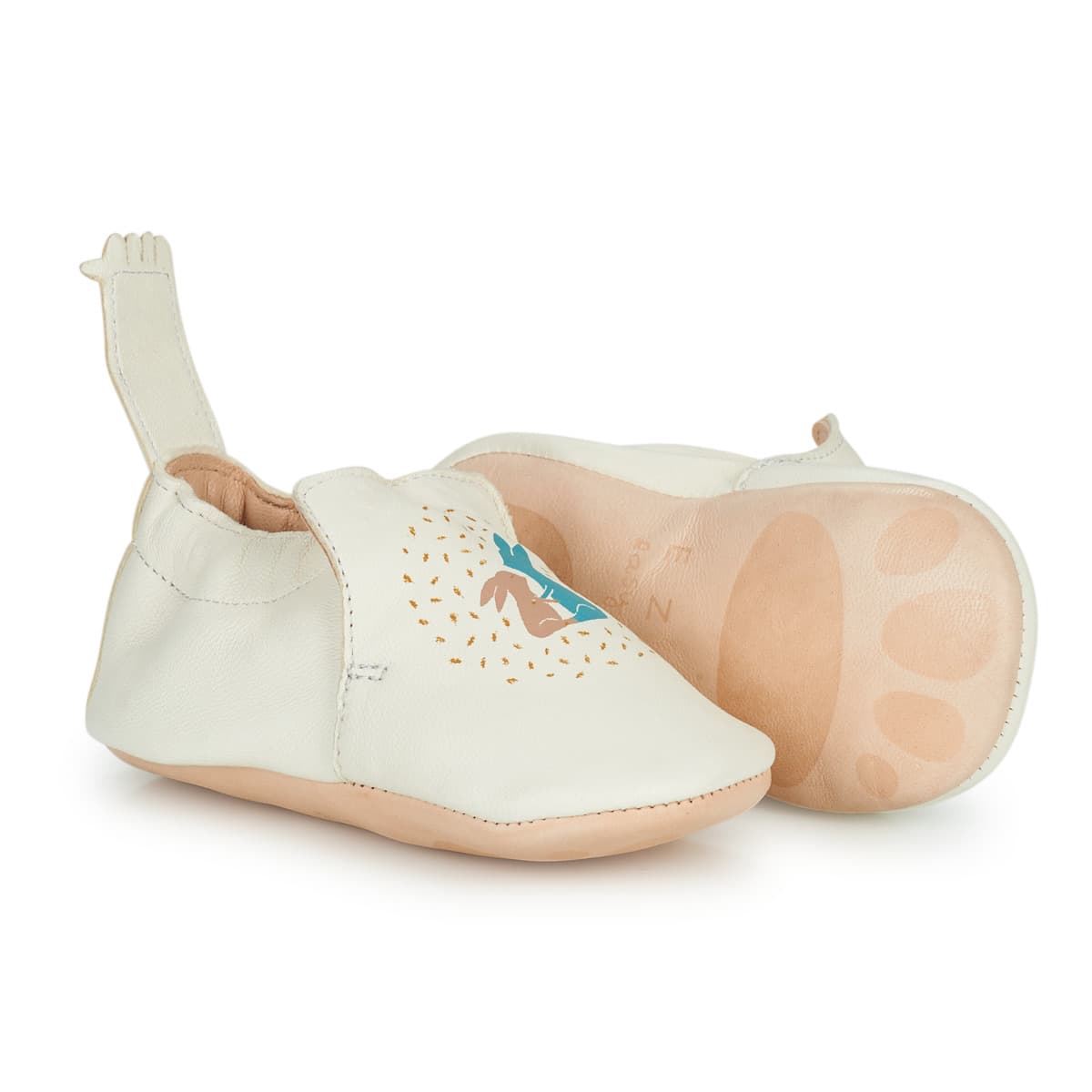 Boys' House Slippers Easy Peasy White