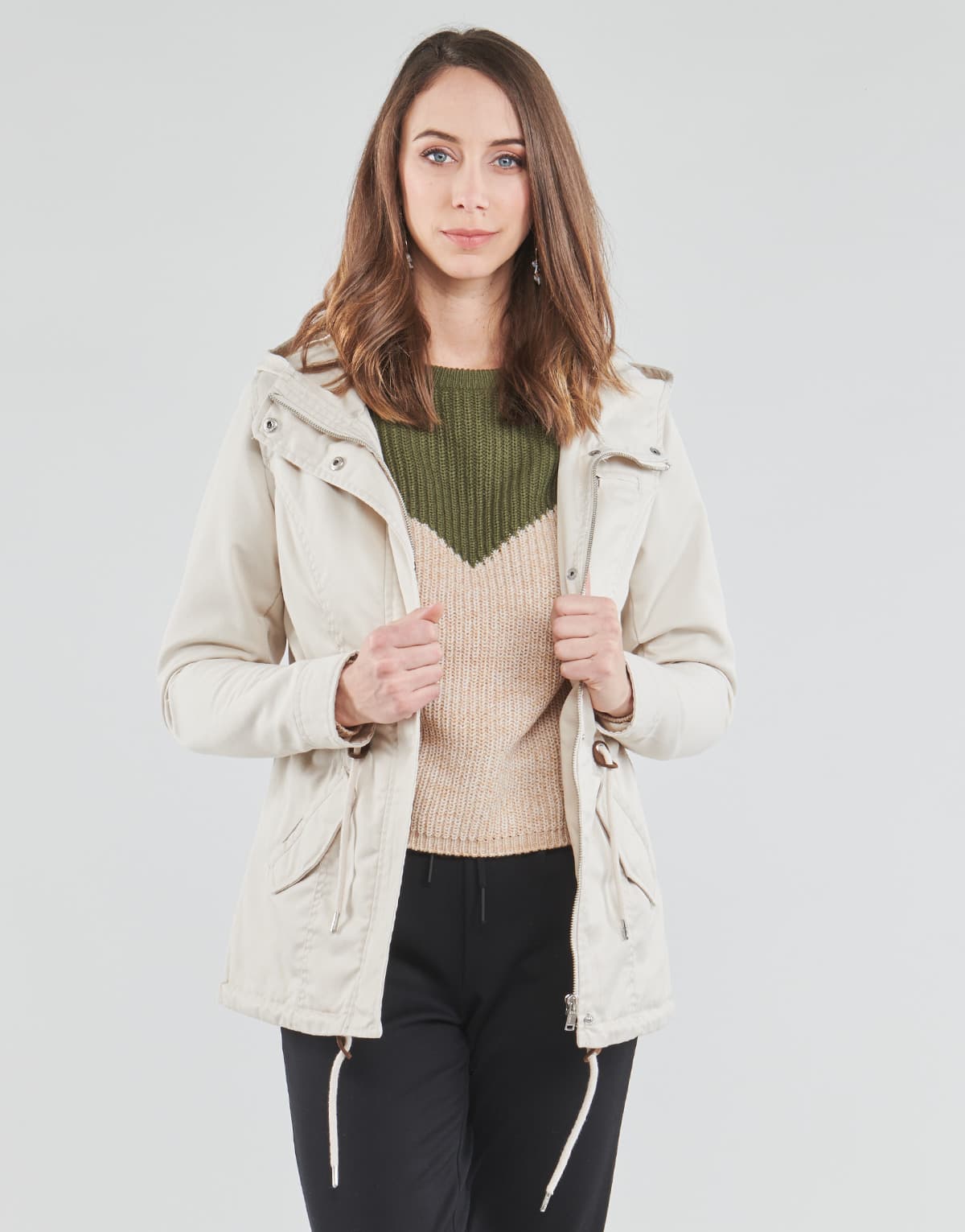 Women's Parkas Only White