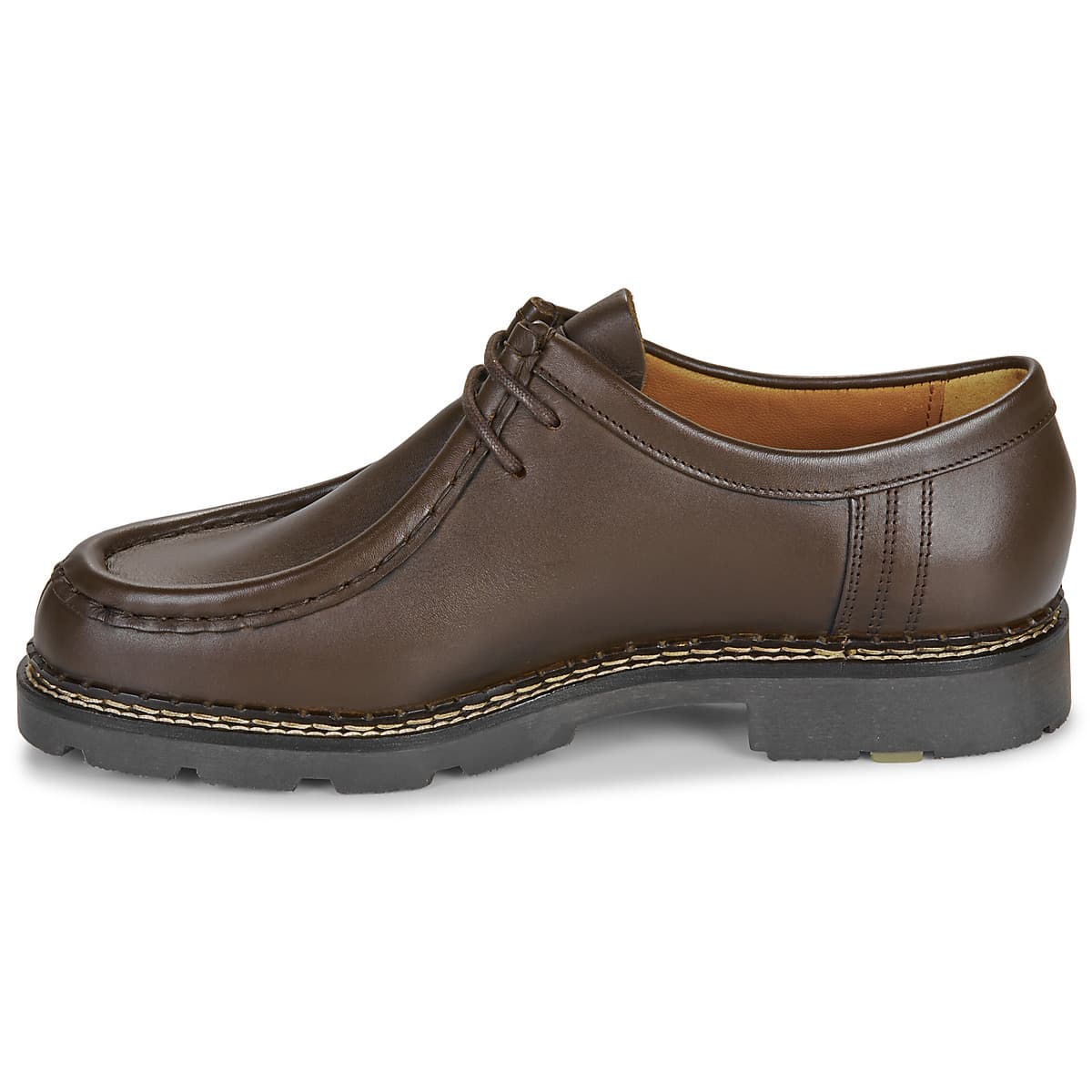Men's Derby Shoes Pellet Brown