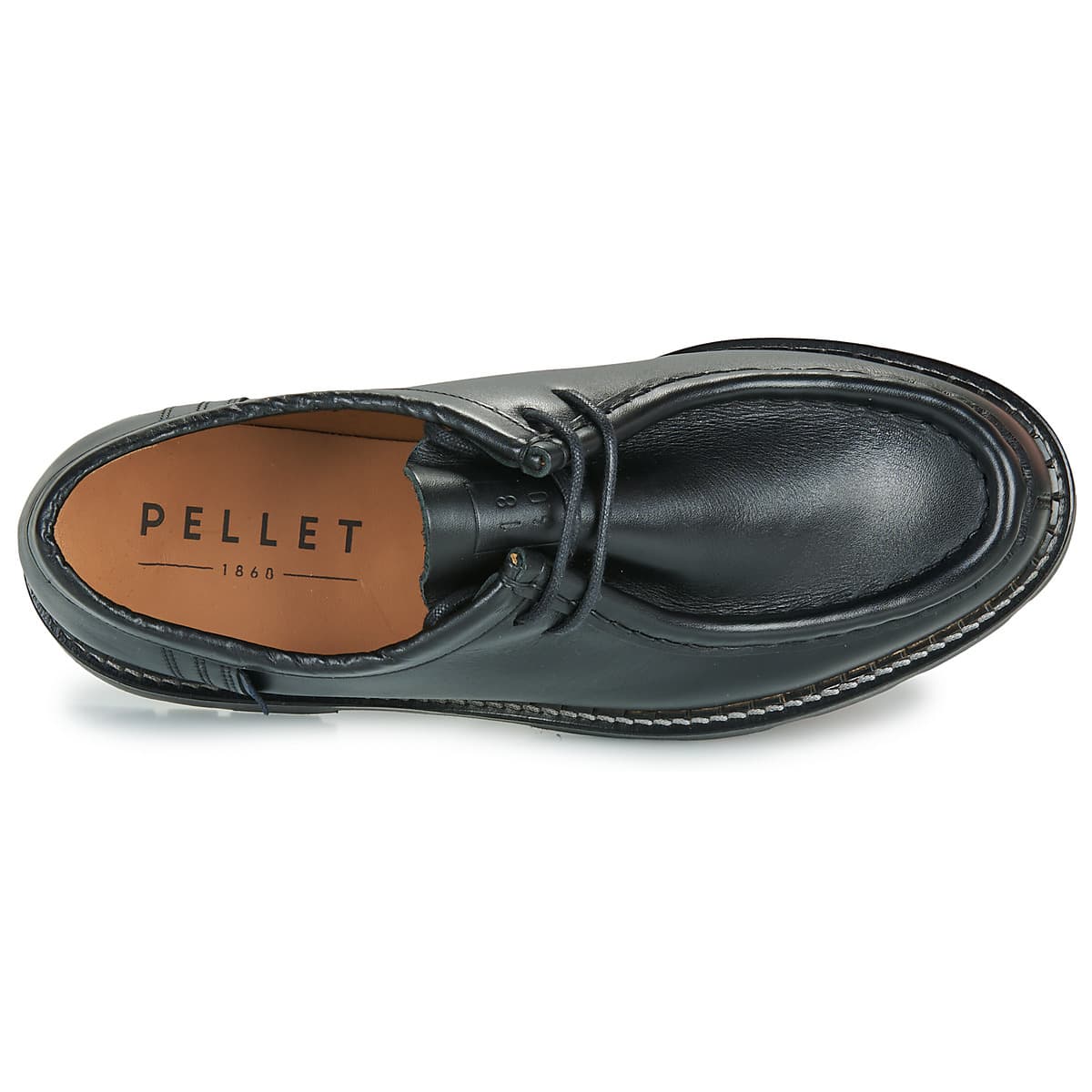 Men's Derby Shoes Pellet Black