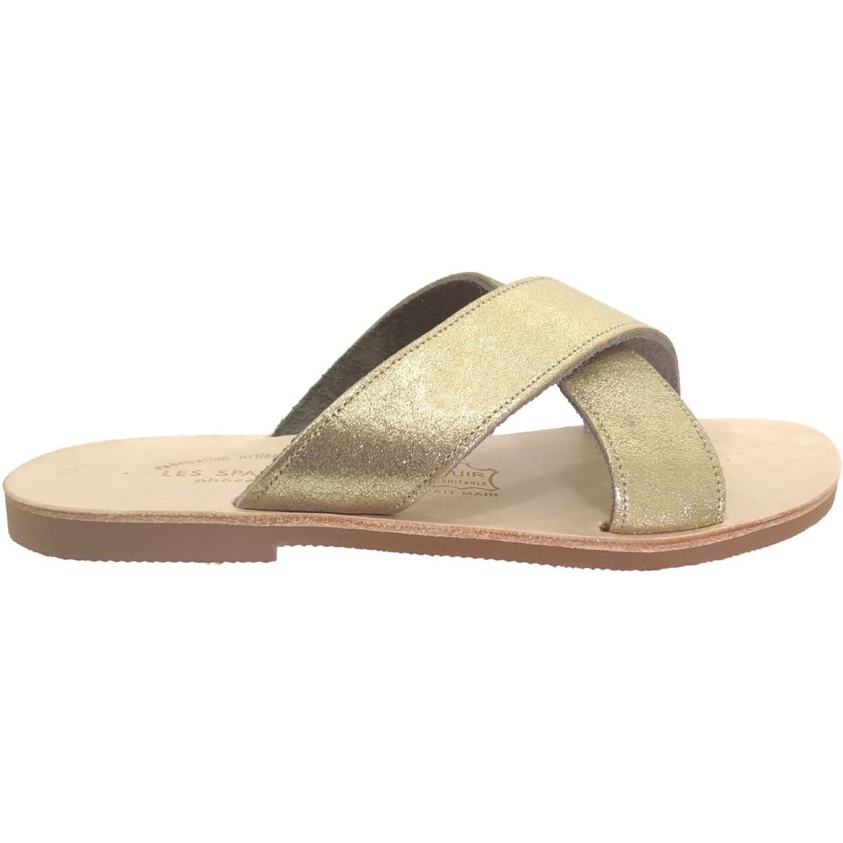 Women's Mules Les Spartiates Phoceennes Gold