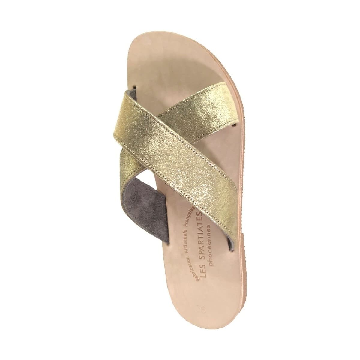 Women's Mules Les Spartiates Phoceennes Gold