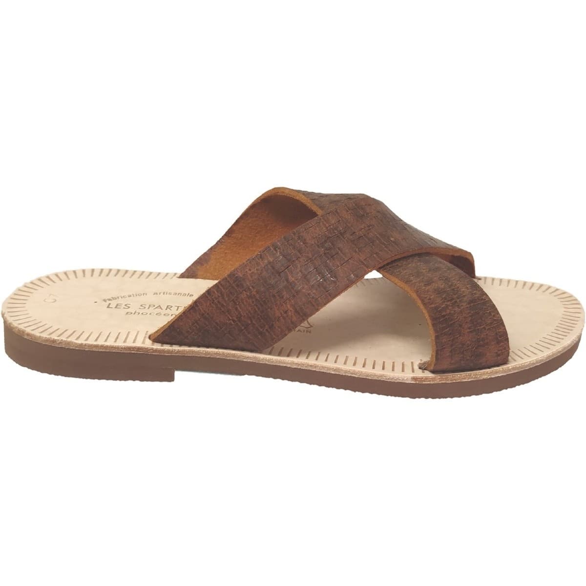 Men's Mules Les Spartiates Phoceennes Brown