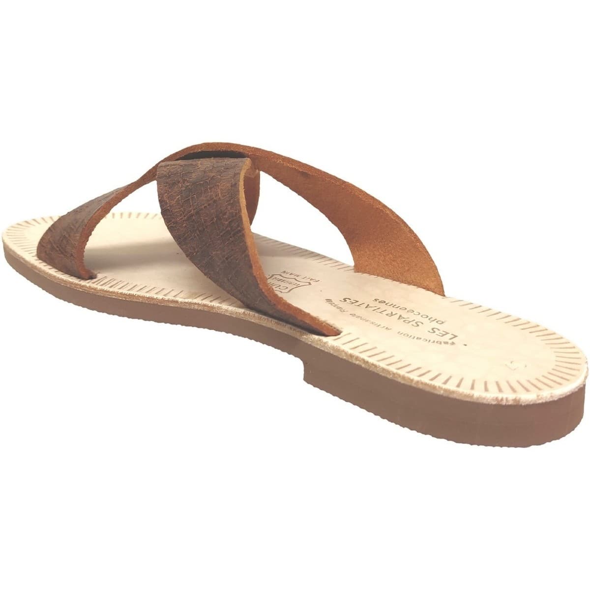 Men's Mules Les Spartiates Phoceennes Brown