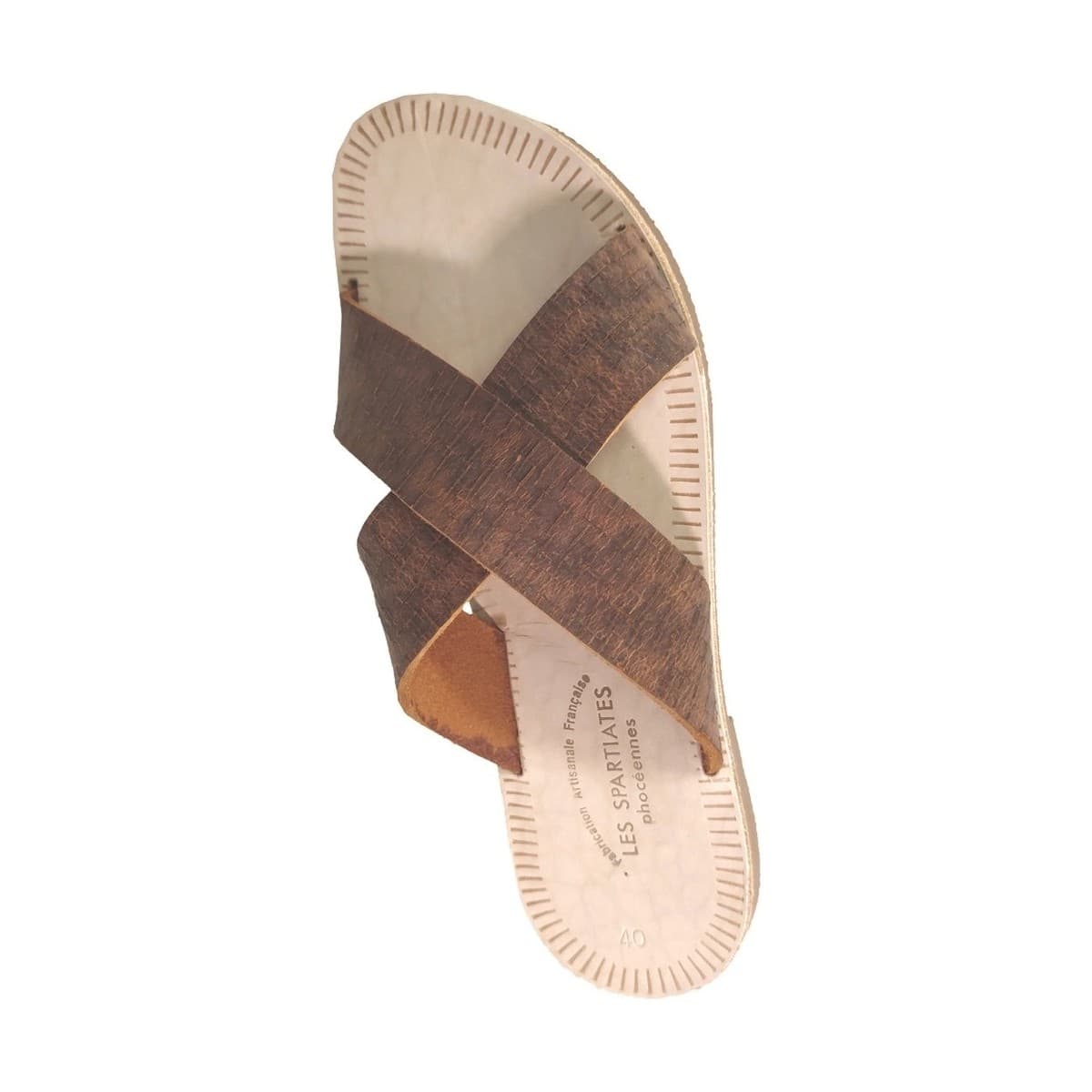 Men's Mules Les Spartiates Phoceennes Brown