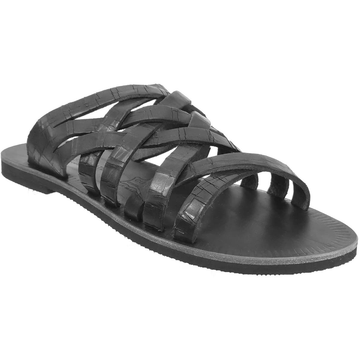 Men's Mules Les Spartiates Phoceennes Black