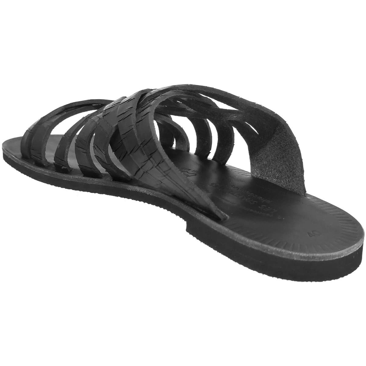 Men's Mules Les Spartiates Phoceennes Black