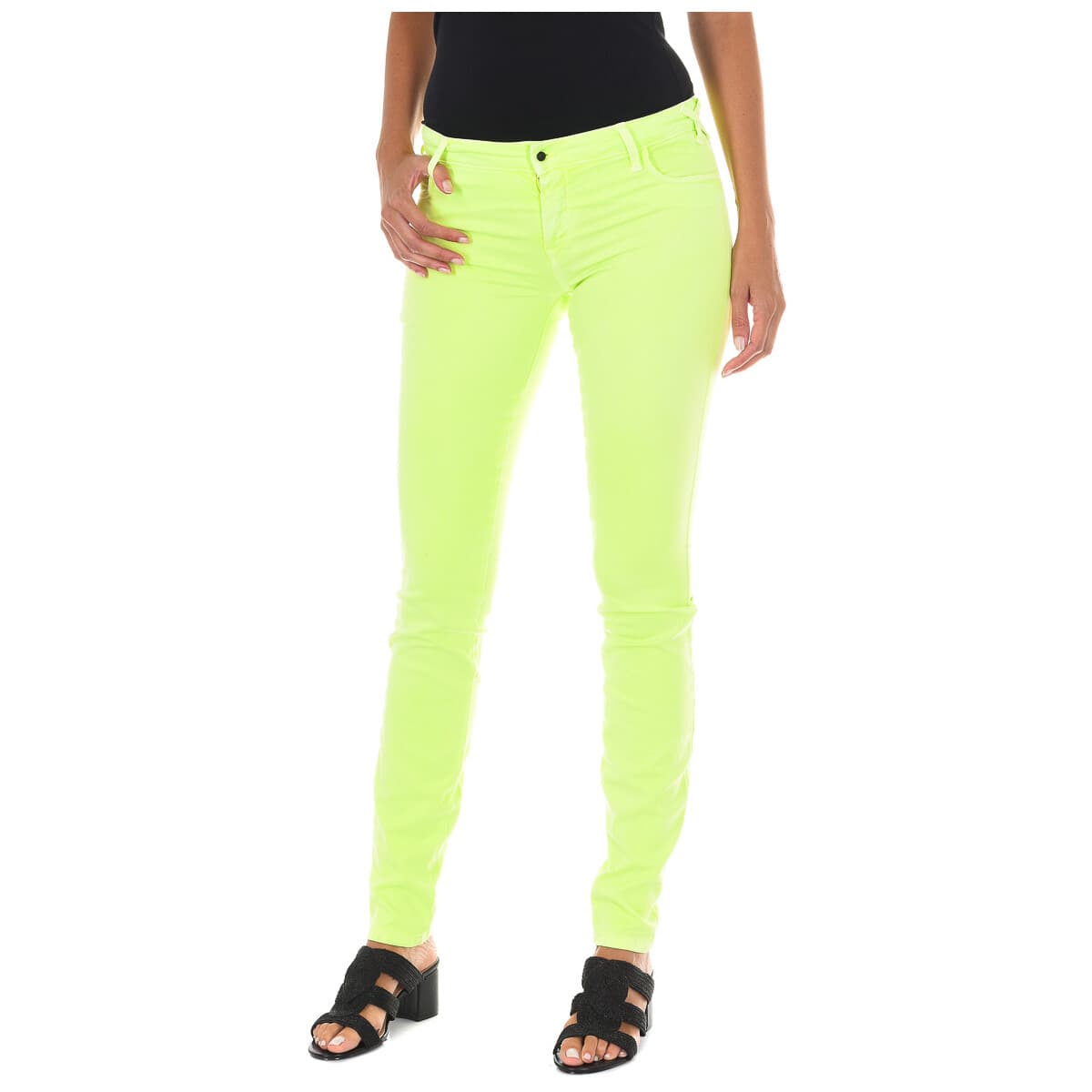 Women's Jeans Met Yellow