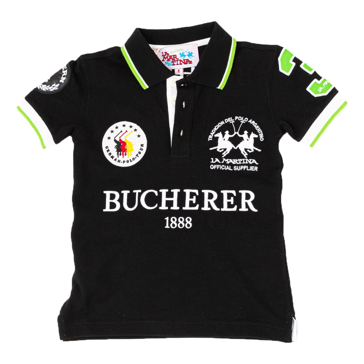 Πόλο με κοντά μανίκια La Martina 2KP014-07090