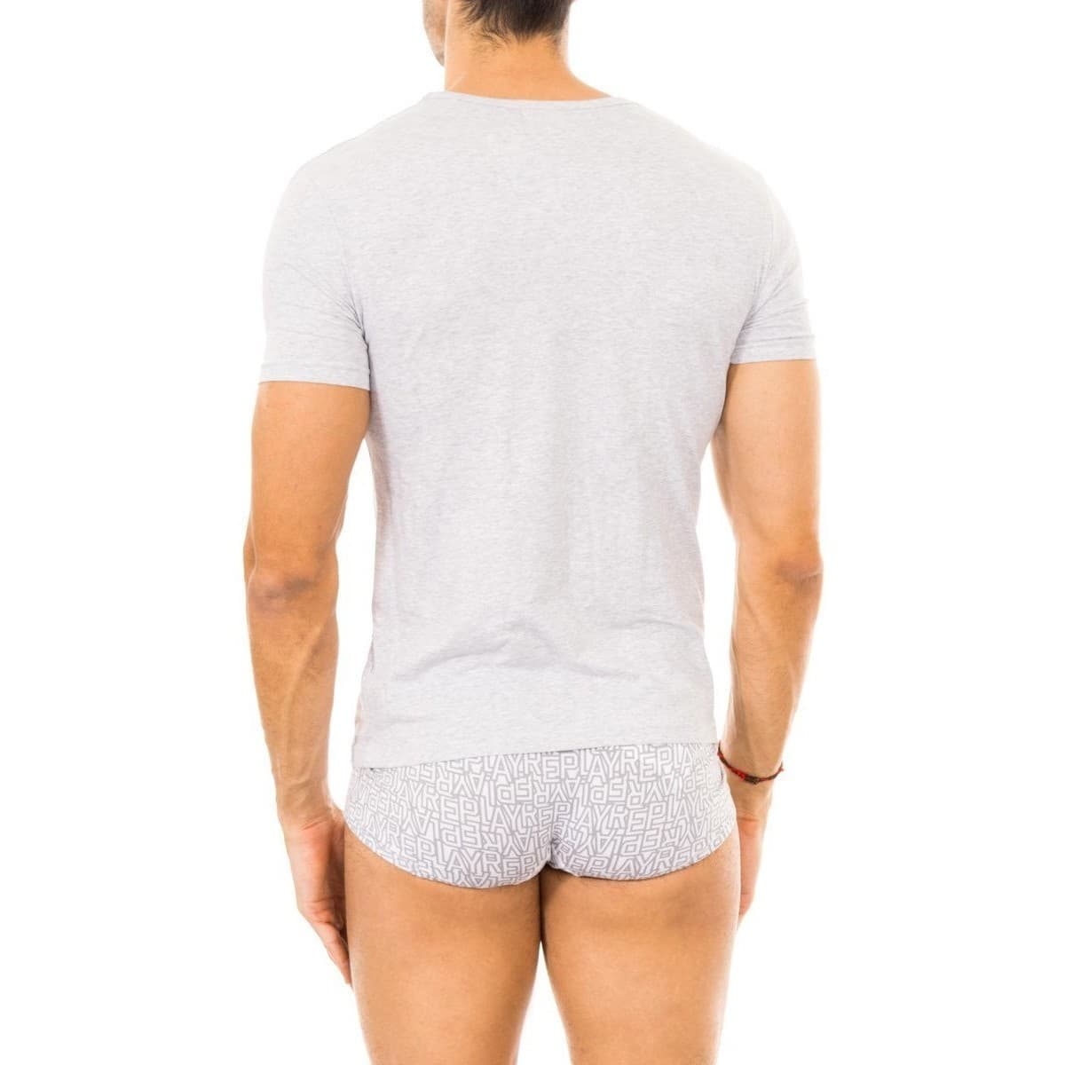 Men's T-Shirts Replay Gray