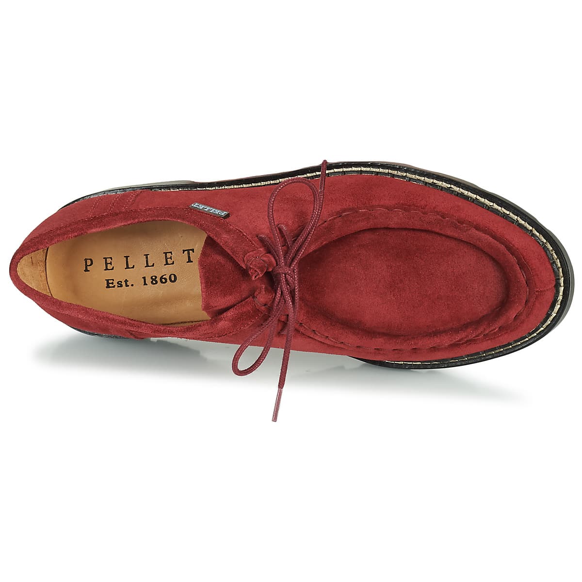 Men's Derby Shoes Pellet Red