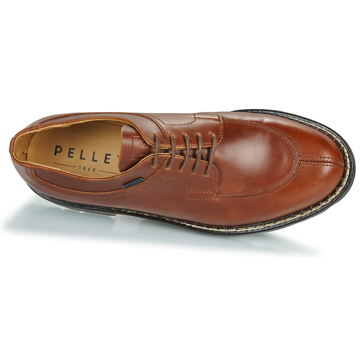 Men's Derby Shoes Pellet Brown