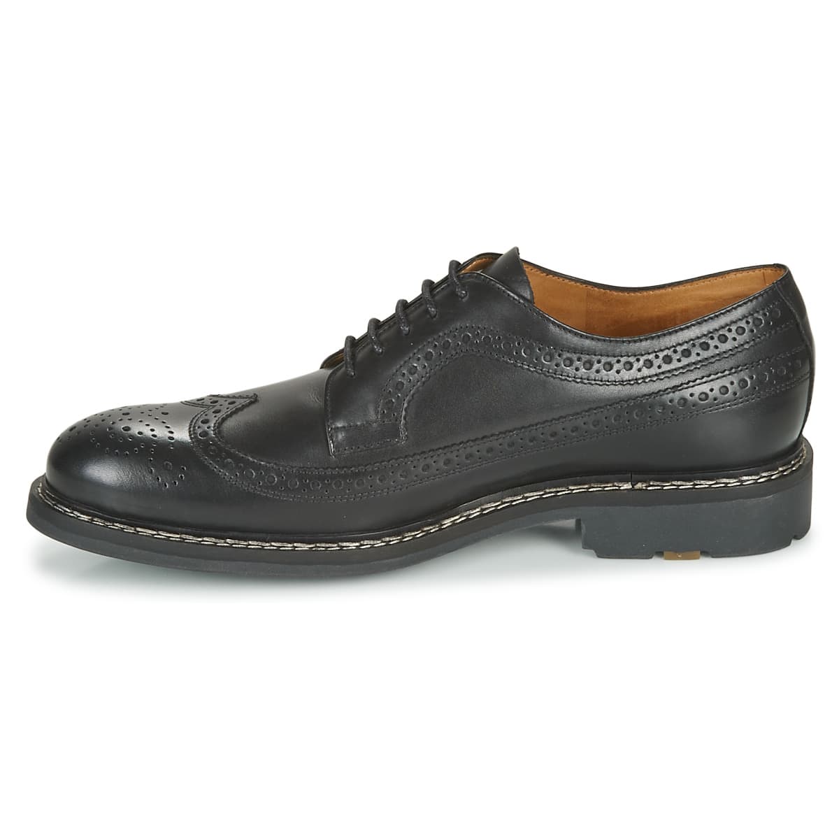 Men's Derby Shoes Pellet Black