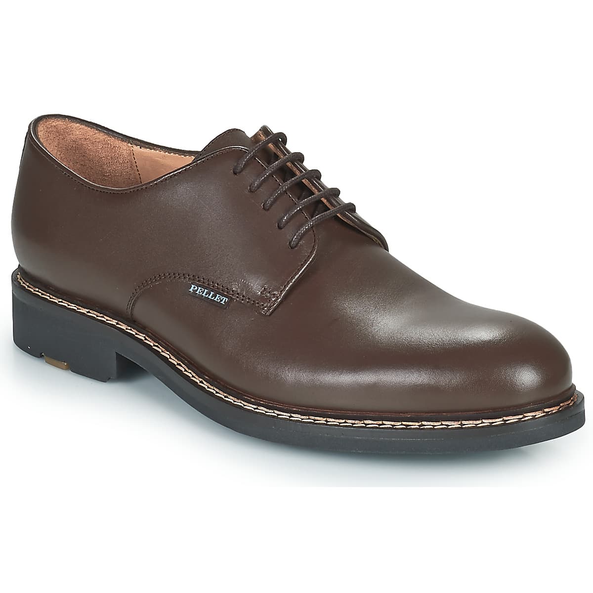 Men's Derby Shoes Pellet Brown