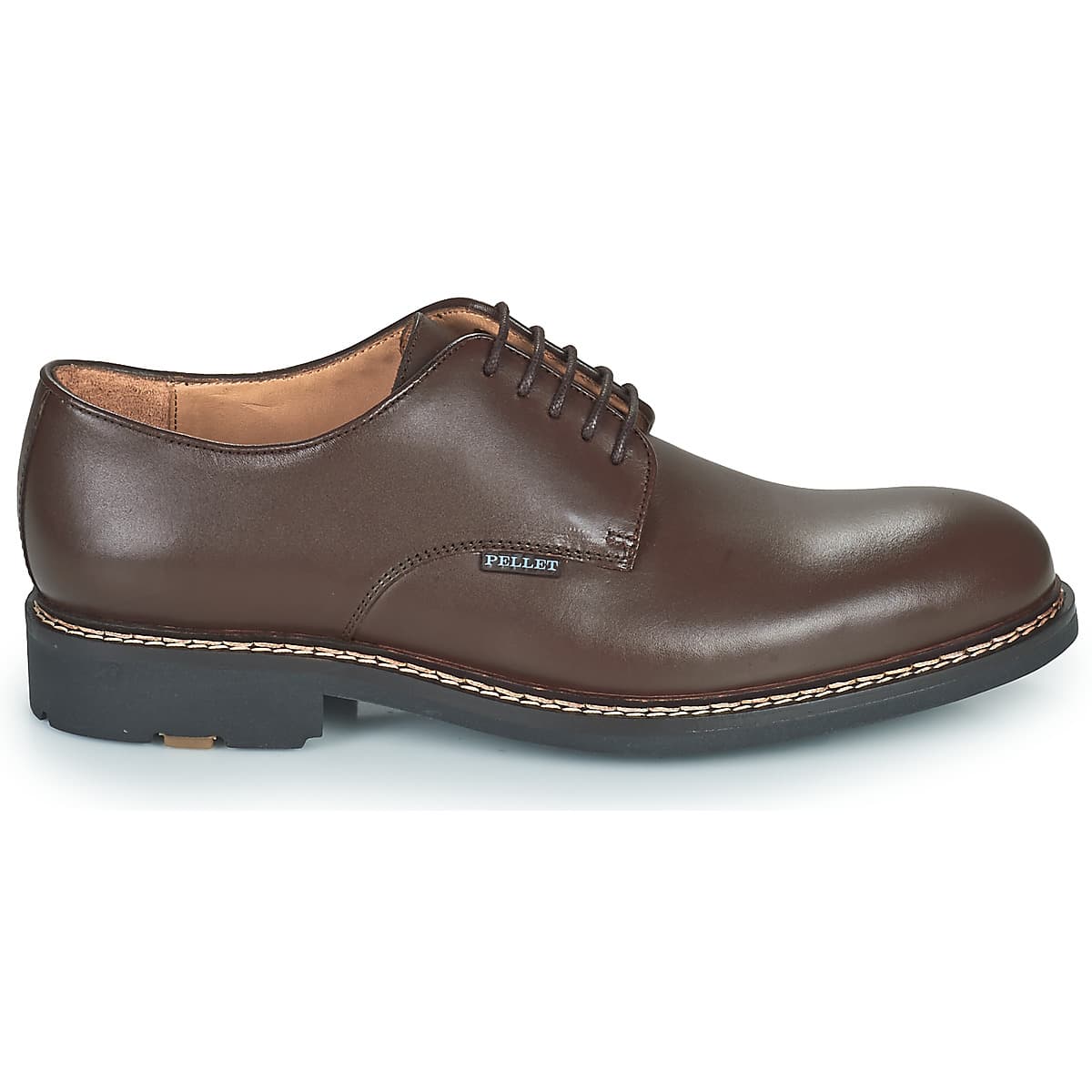 Men's Derby Shoes Pellet Brown