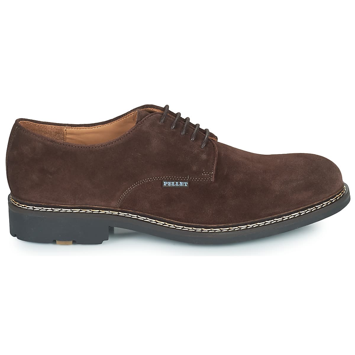 Men's Derby Shoes Pellet Brown