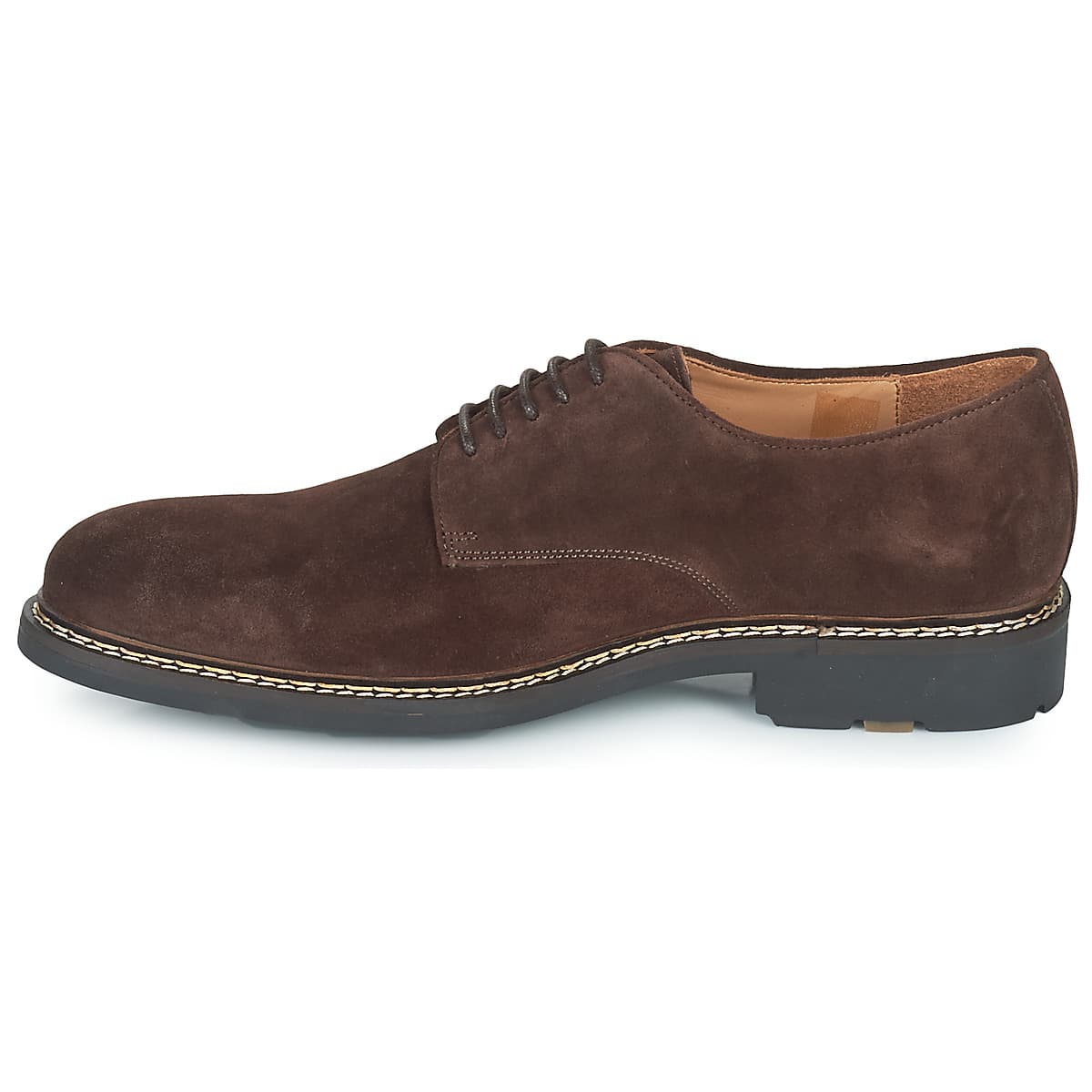 Men's Derby Shoes Pellet Brown