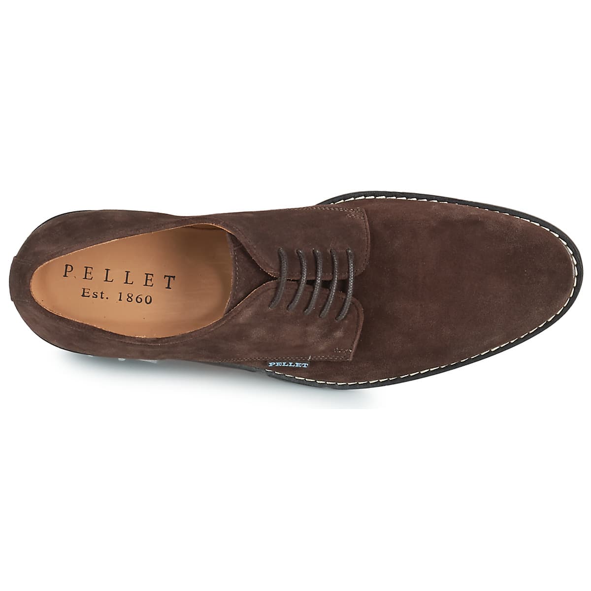 Men's Derby Shoes Pellet Brown