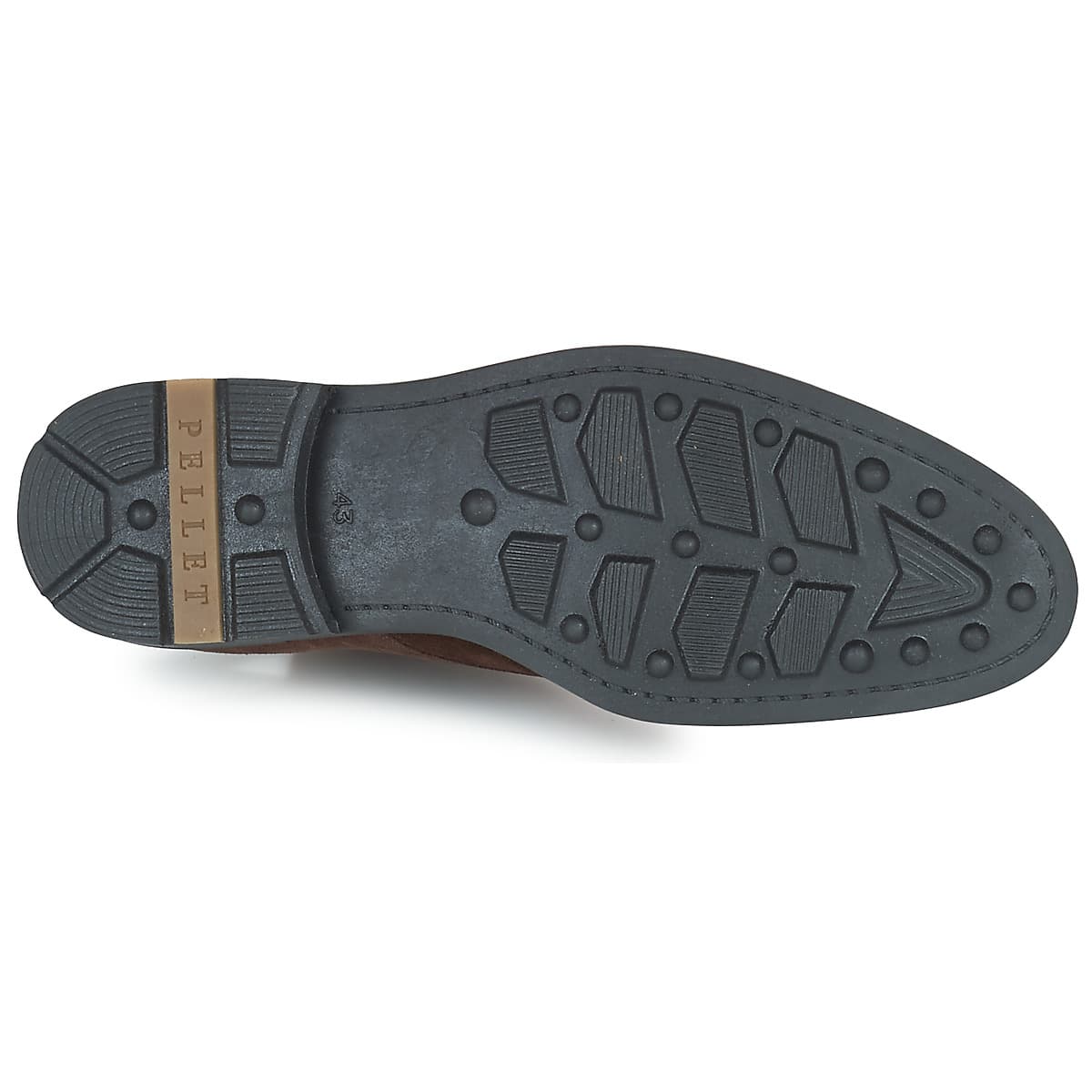 Men's Derby Shoes Pellet Brown