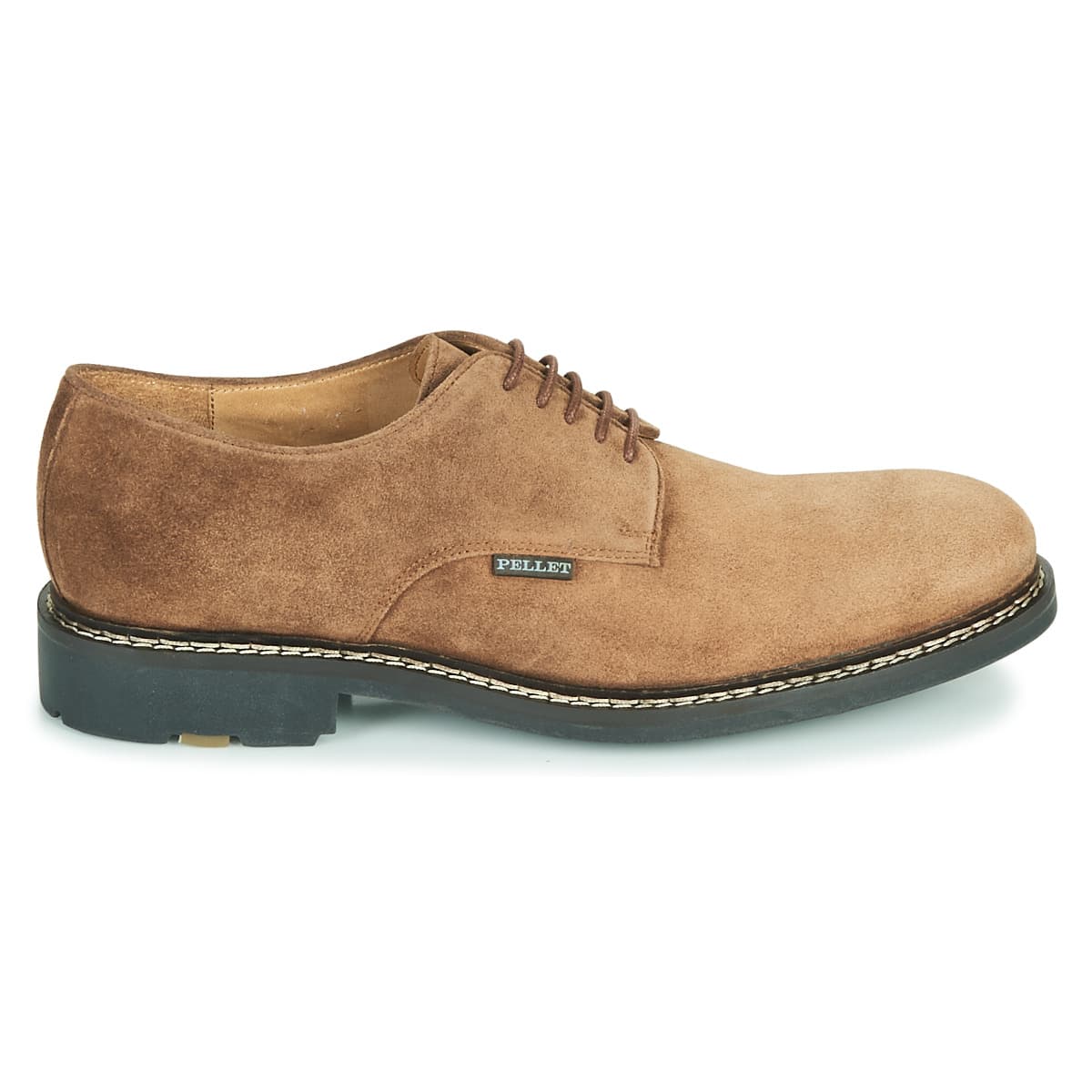 Men's Derby Shoes Pellet Brown