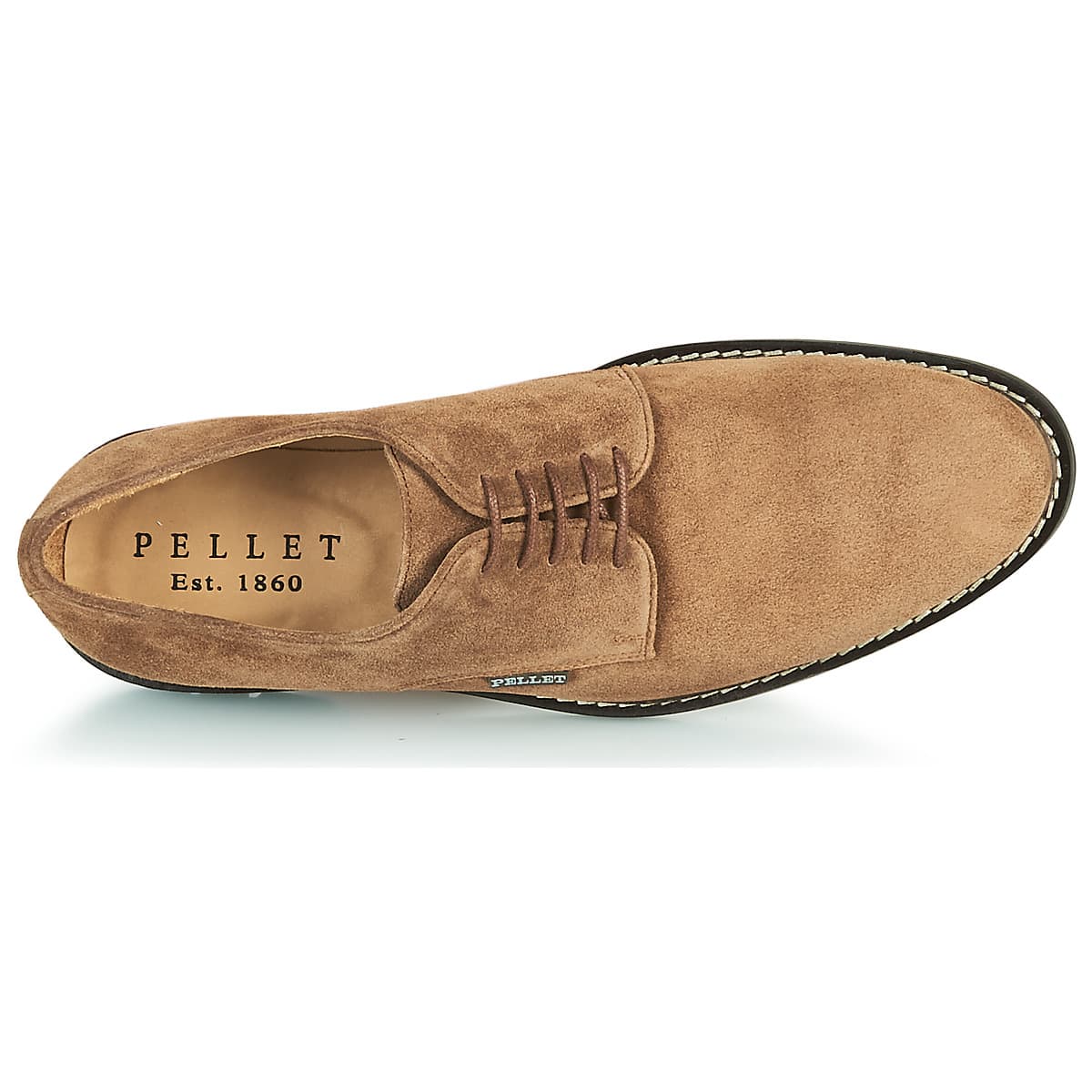 Men's Derby Shoes Pellet Brown