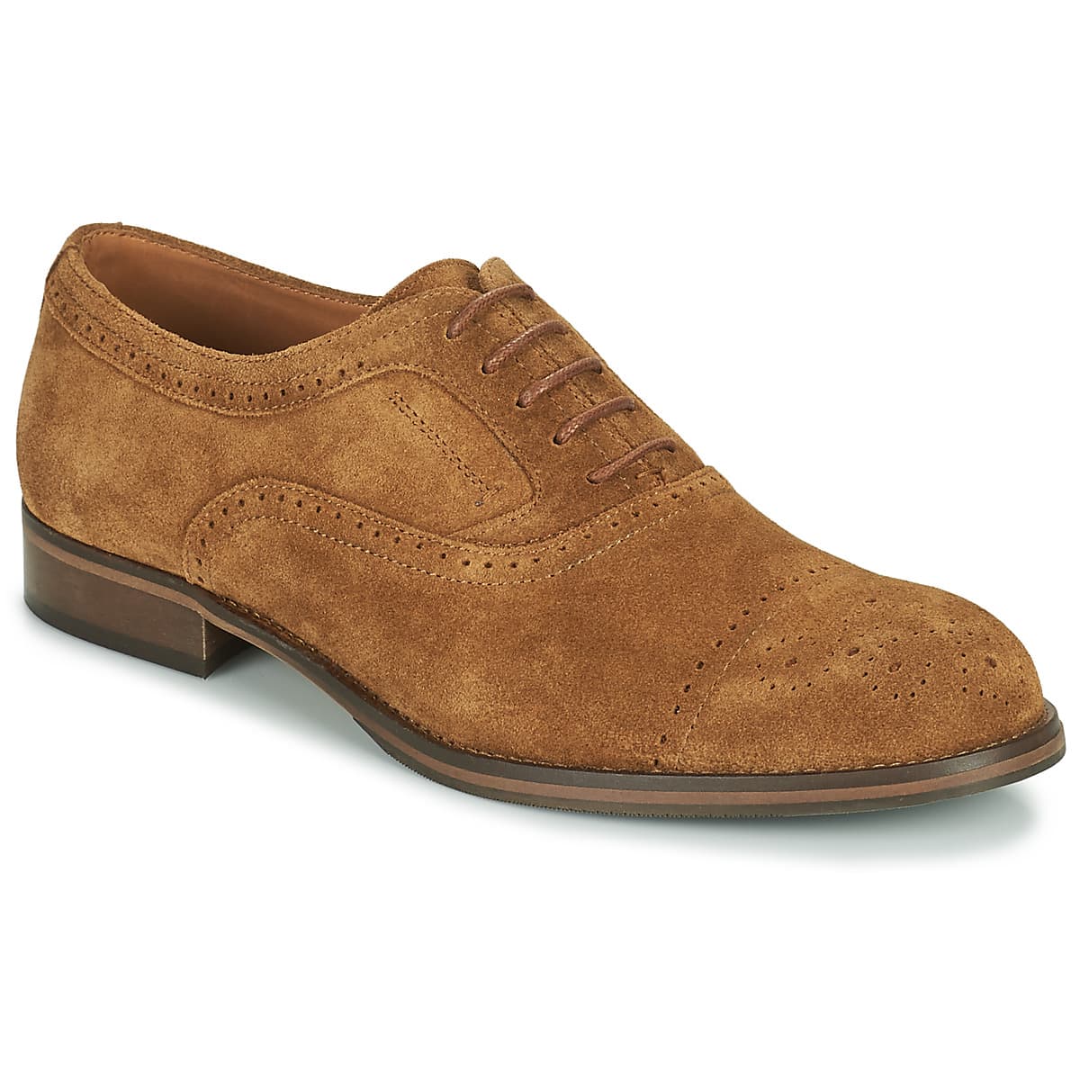 Men's Derby Shoes Pellet Brown