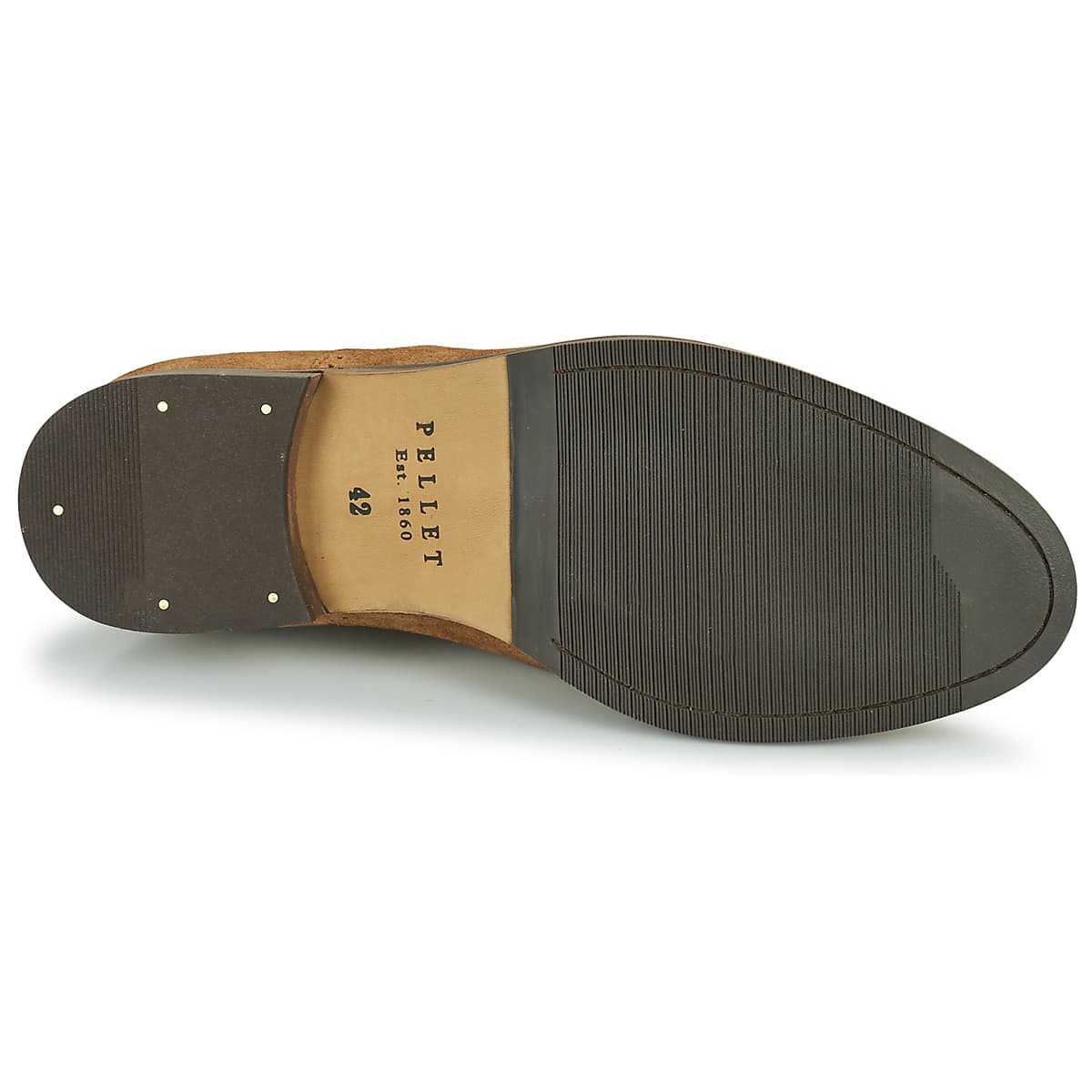 Men's Derby Shoes Pellet Brown