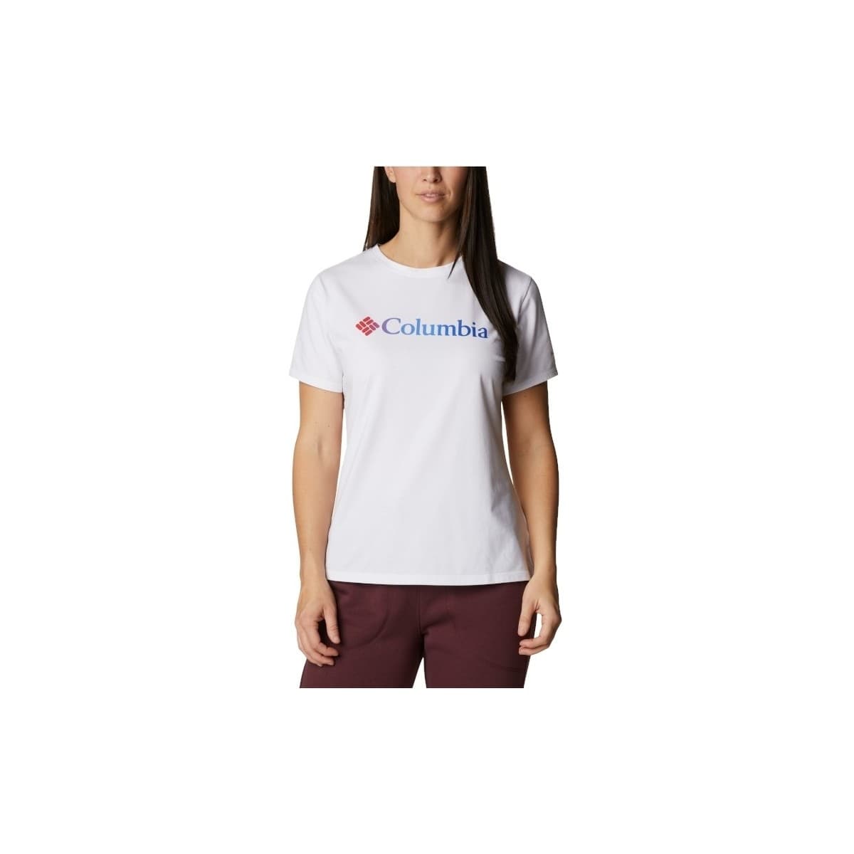 Women's T-Shirts Columbia White