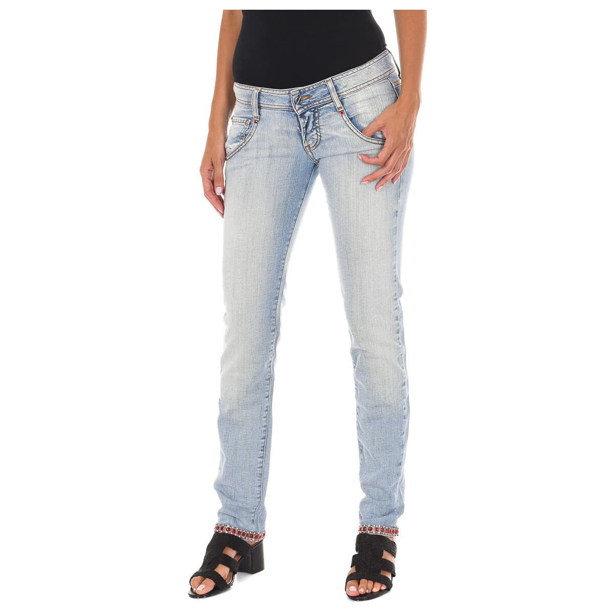 Women's Jeans Met Blue