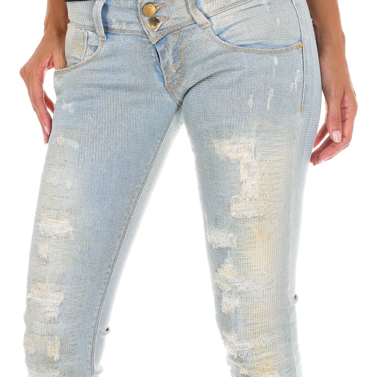 Women's Jeans Met Blue