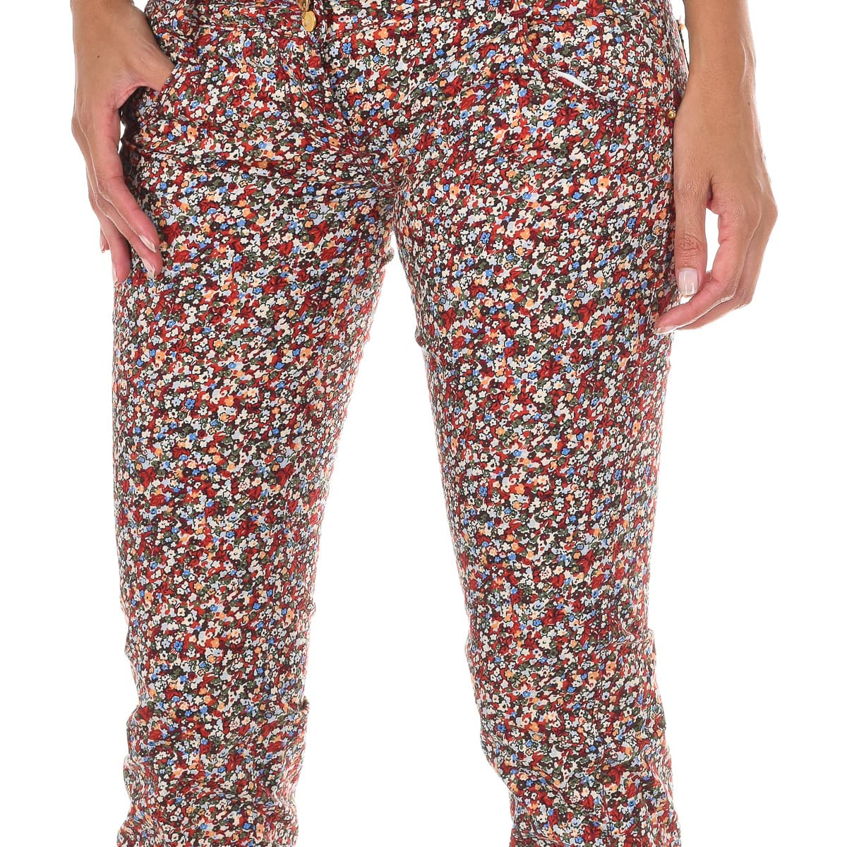 Women's Pants Met Multicolor