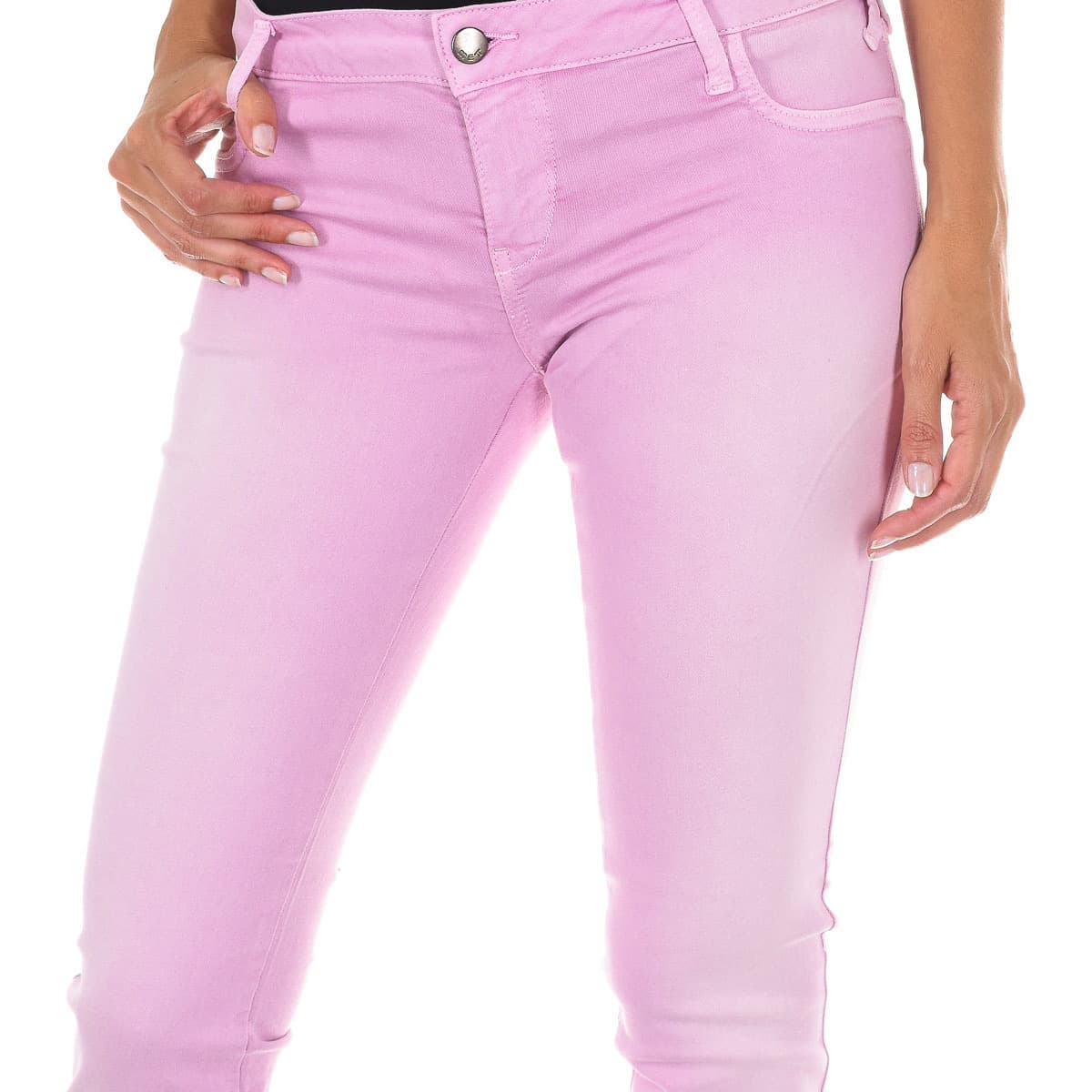 Women's Jeans Met Purple