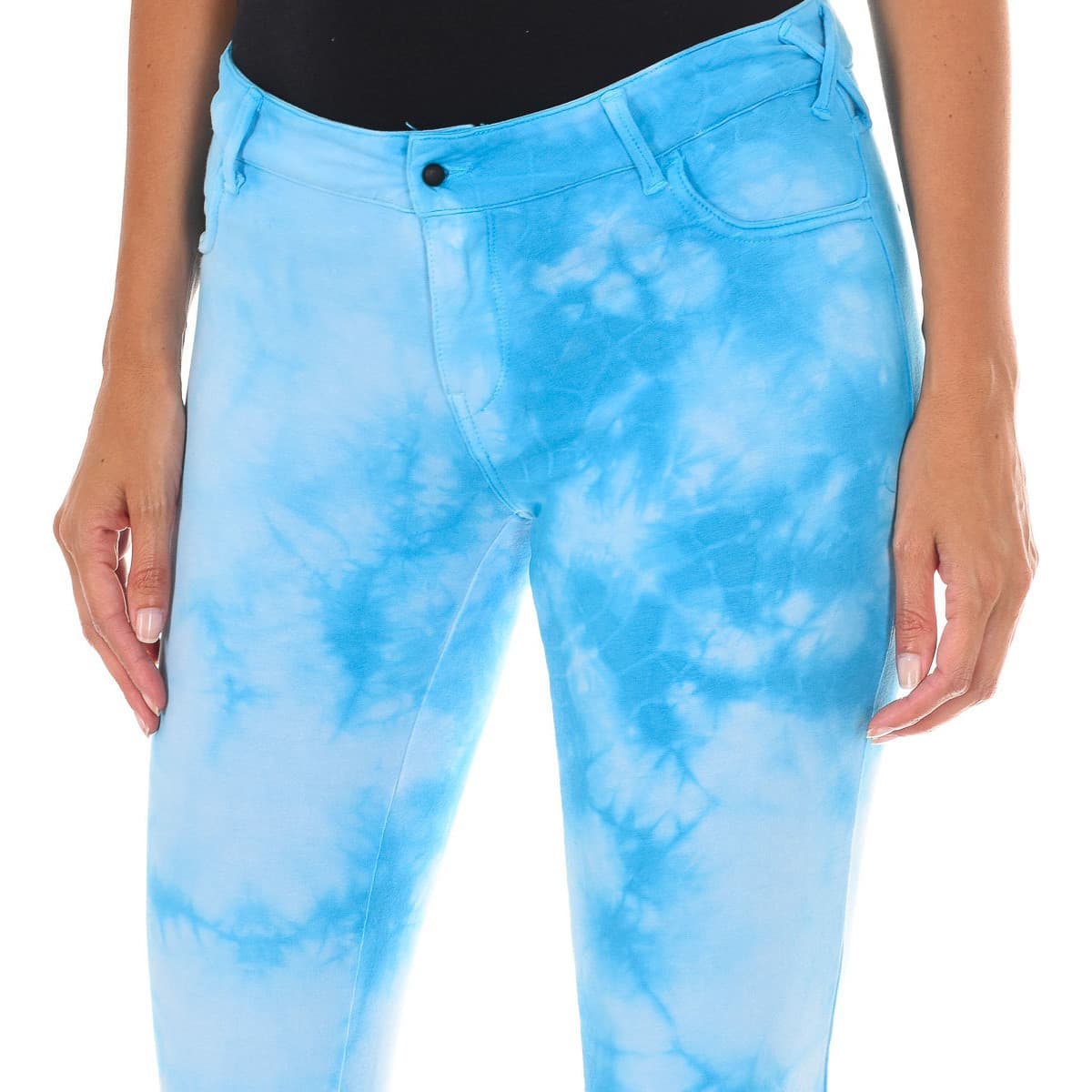 Women's Pants Met Blue